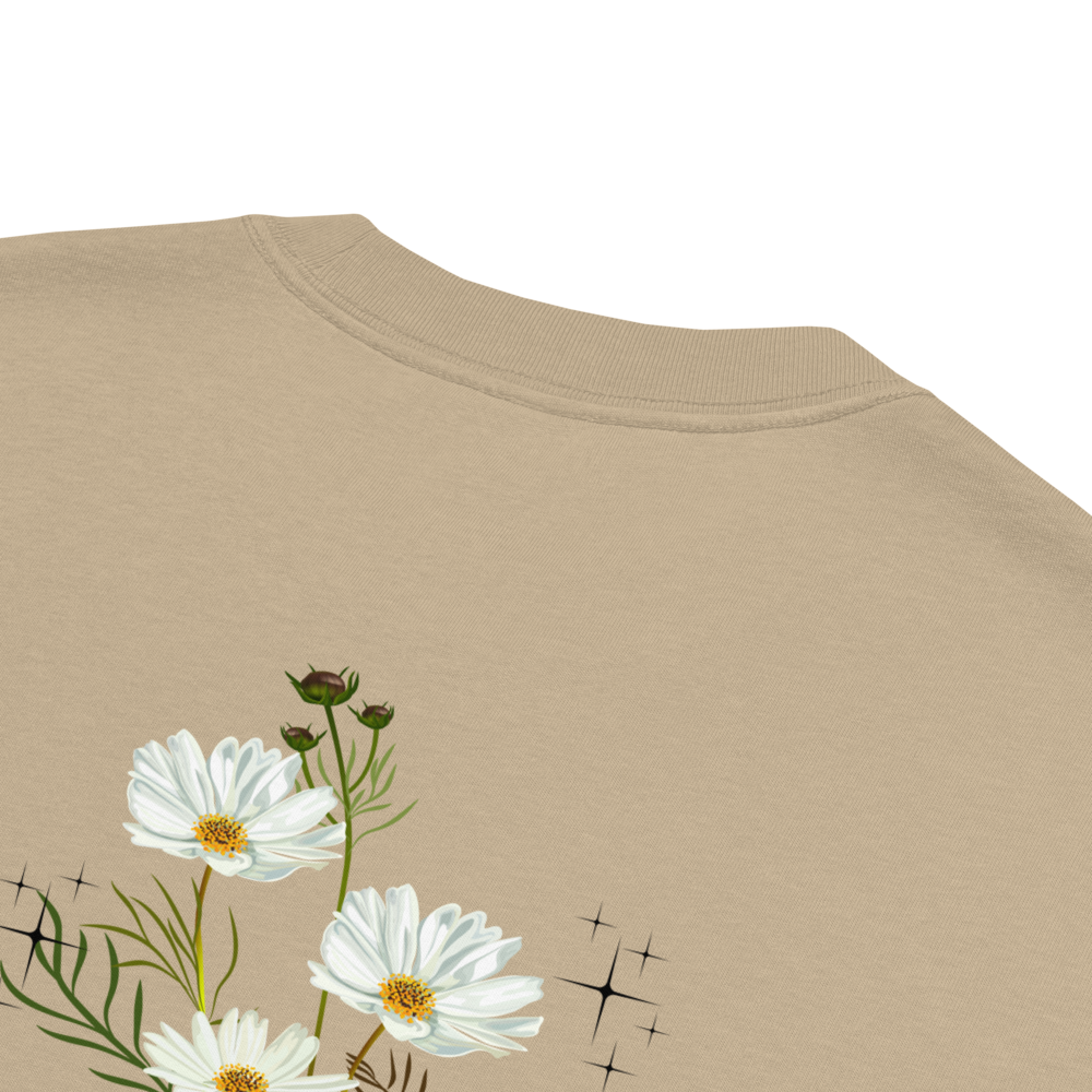 Florecer en Silencio – Camiseta Vintage (Dorada)